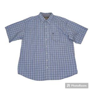 Panhandle Shirt Men's XL Tuf Cooper Performance Plaid Western Rodeo Cowboy Gorp